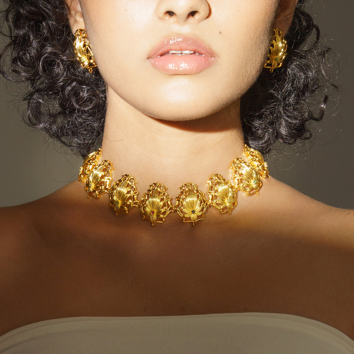 The Lotus Collection: our very own gemstone encrusted flower