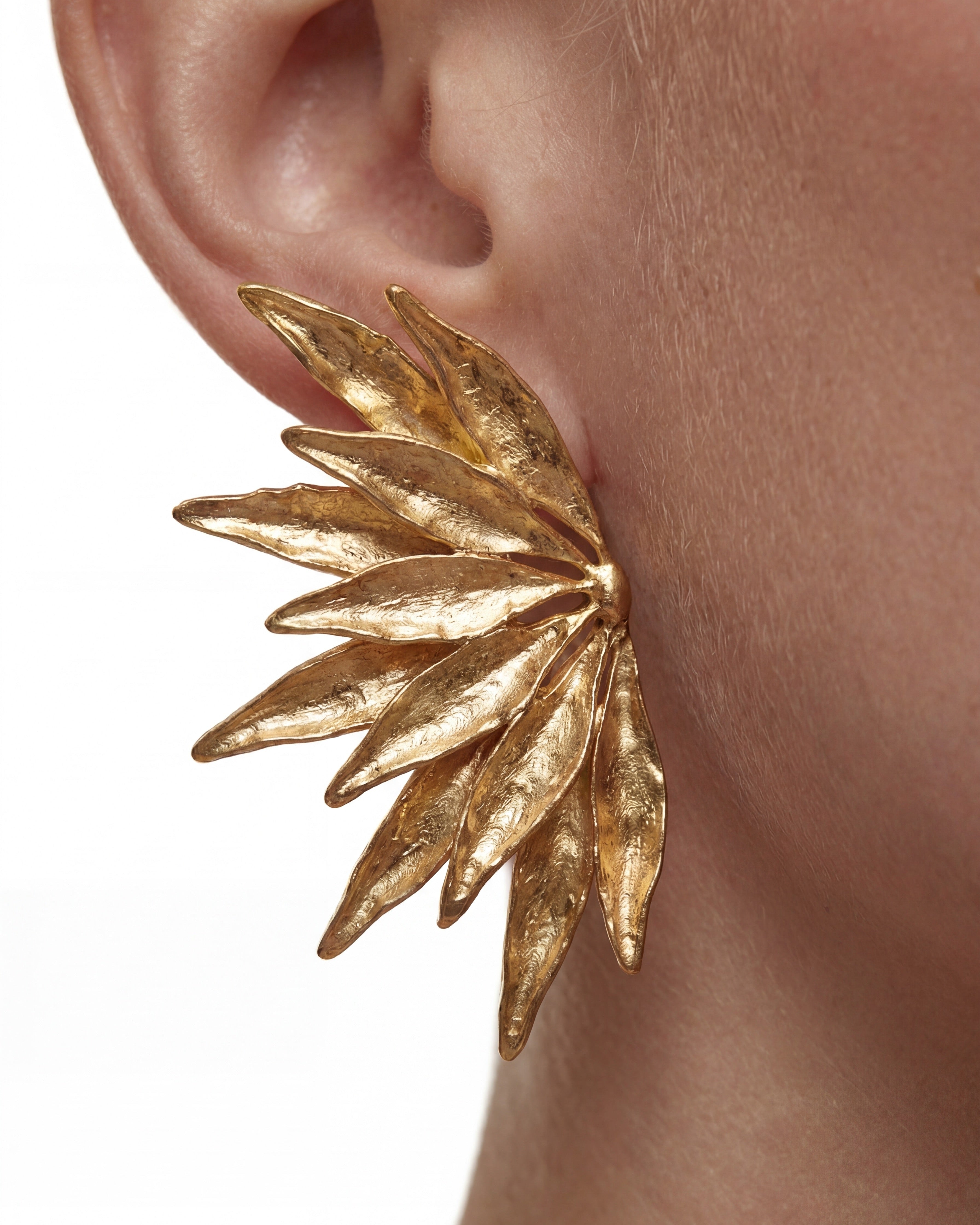 Bestselling gold dahlia earrings for women