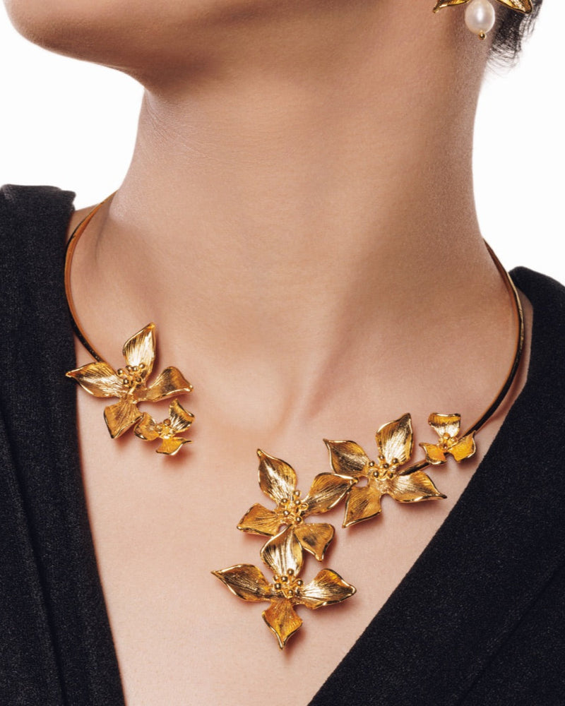 Handmade 24k gold choker from Lebanon