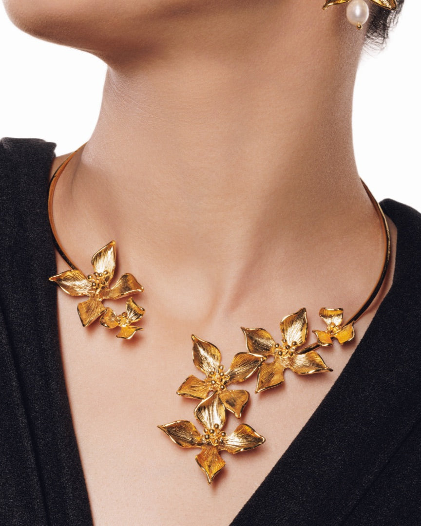 Handmade 24k gold choker from Lebanon