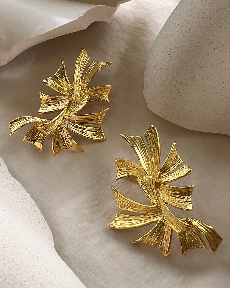 earcuffs gold lynyer earrings handmade artisanal