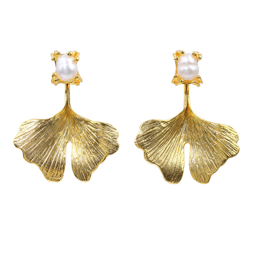 Lynyer Floral Vortex Drop Earrings