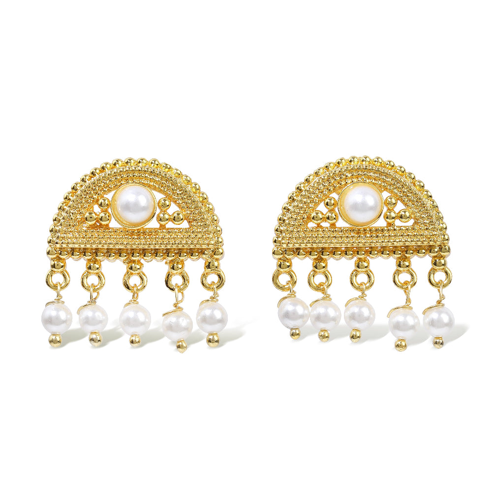 Ravi Hemisphere Earrings