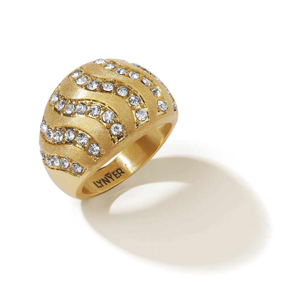 chunky ring gold plated