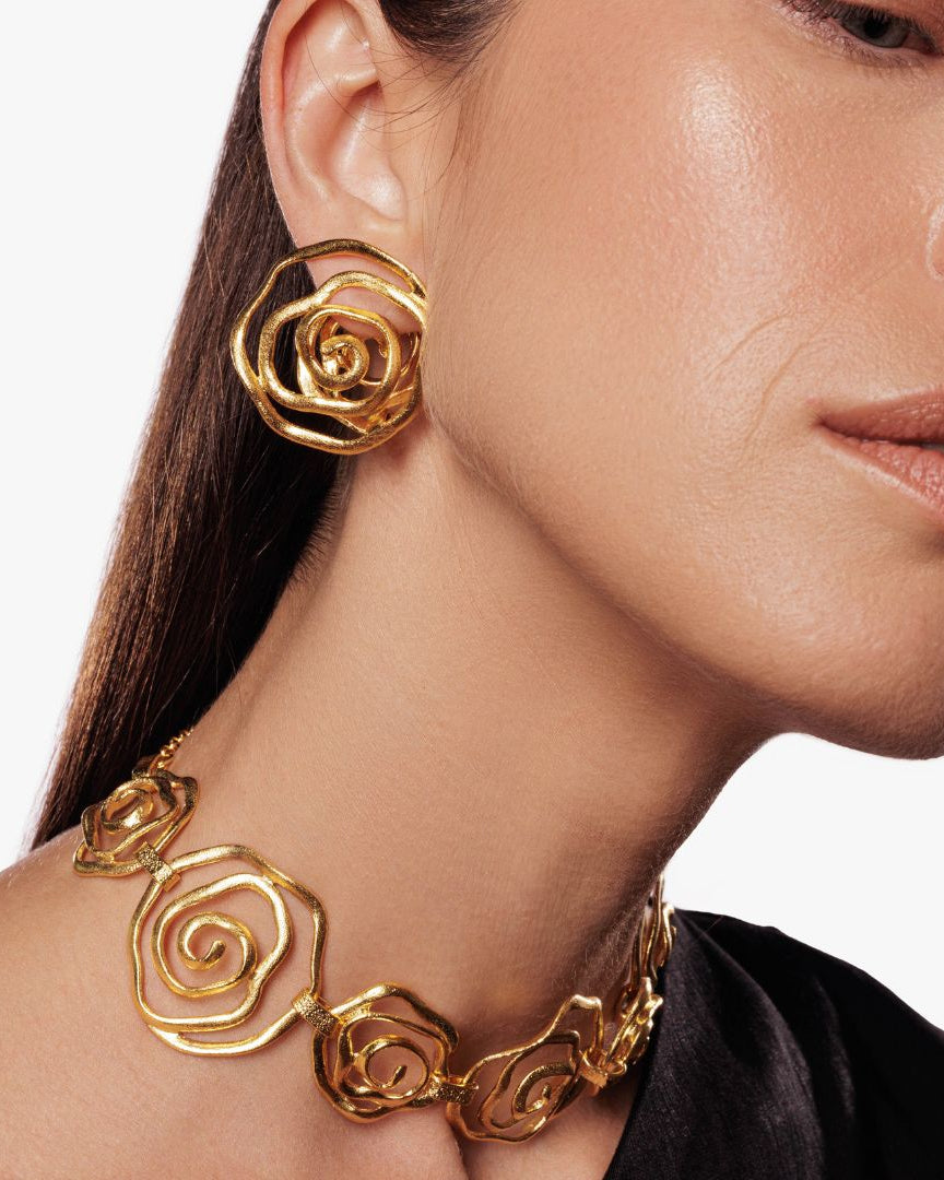 Floral Vortex Earrings