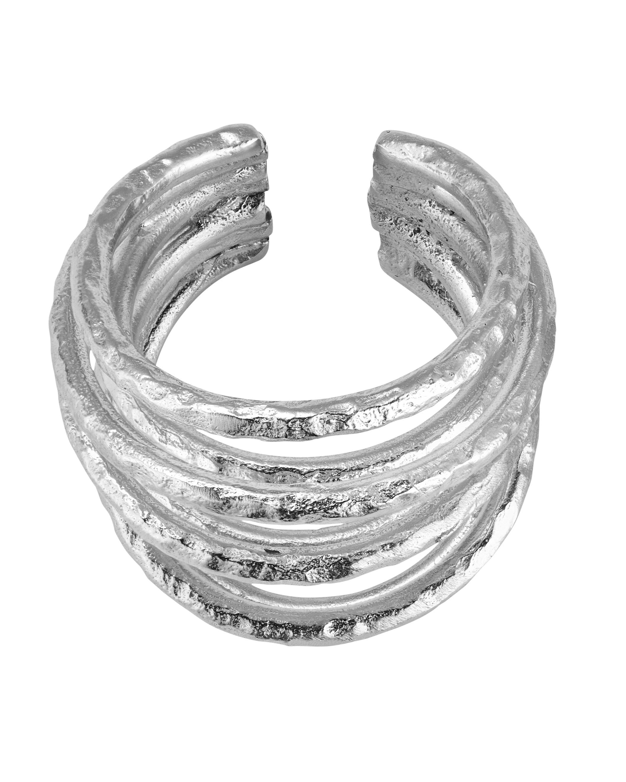 Botanical Whisper Ear Cuffs in silver, handcrafted vine-inspired design