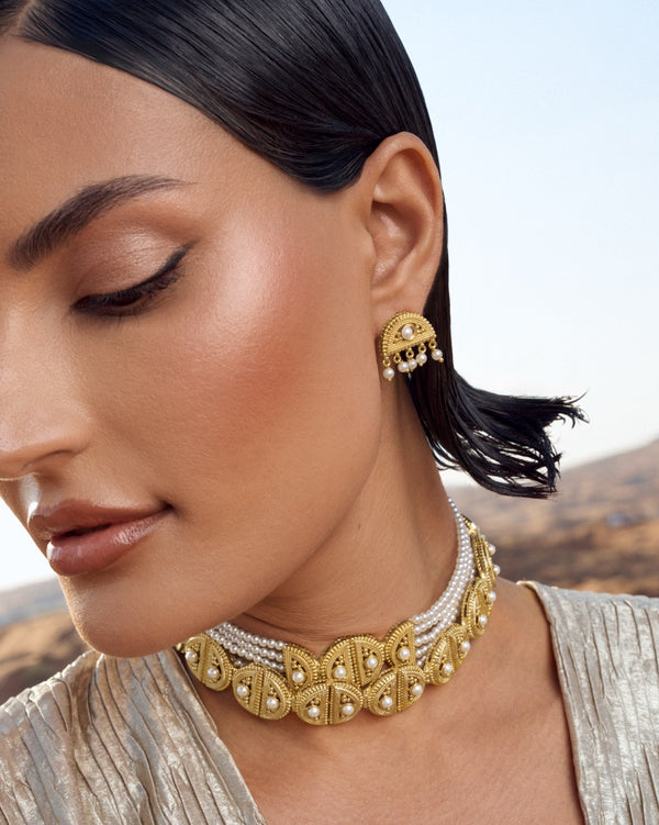 Ravi Hemisphere Earrings