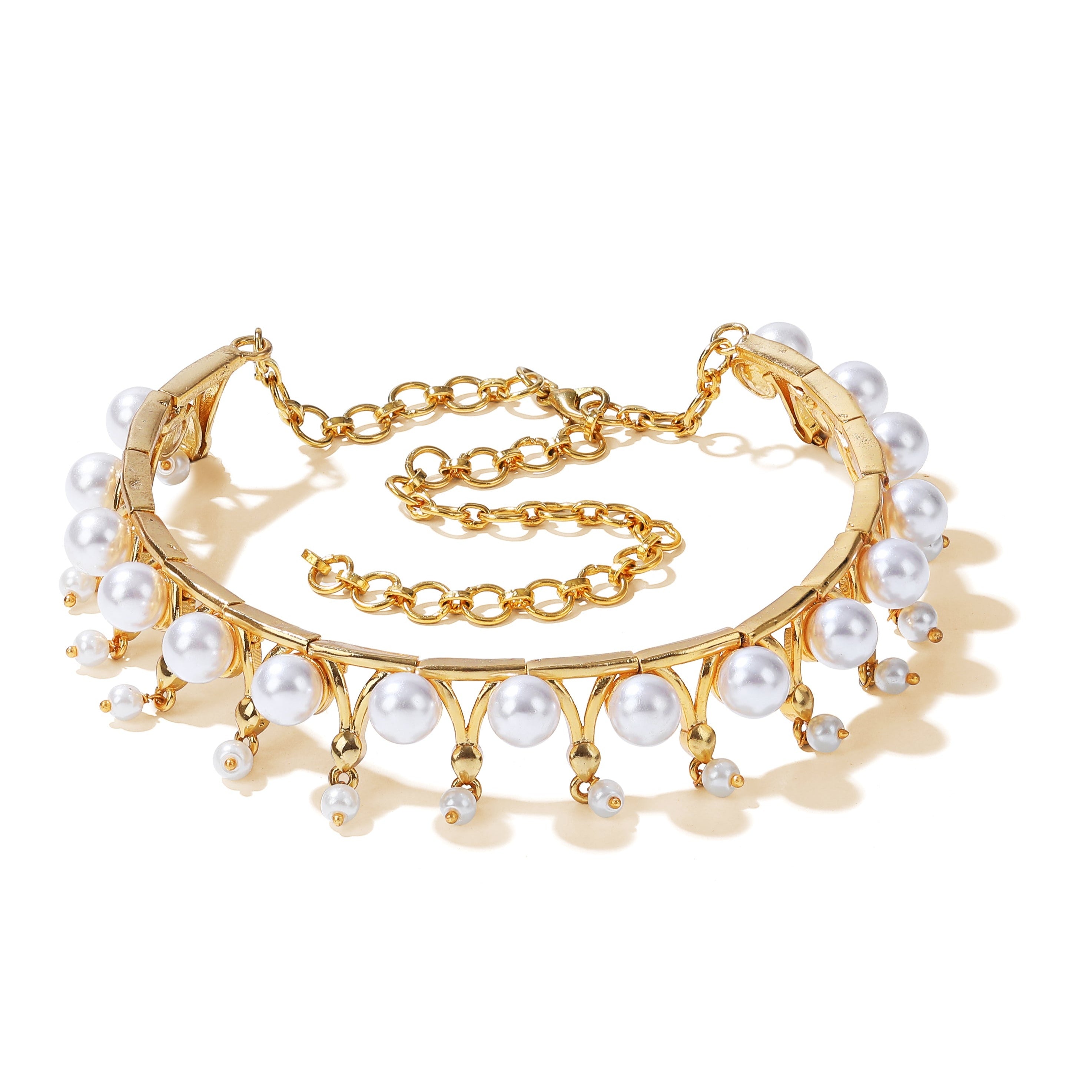 pearl choker necklace jewellery 