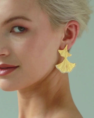 petal drop earrings