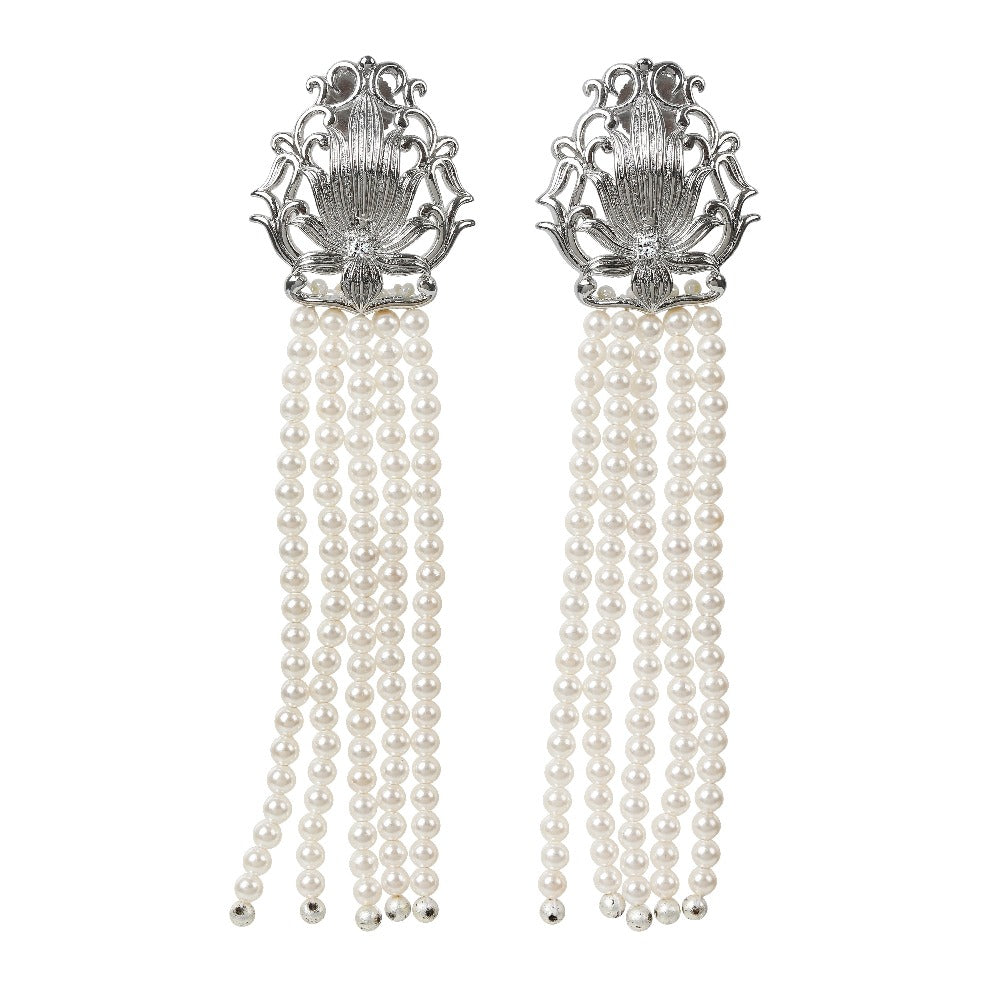 lotus chandelier drop earrings lynyer