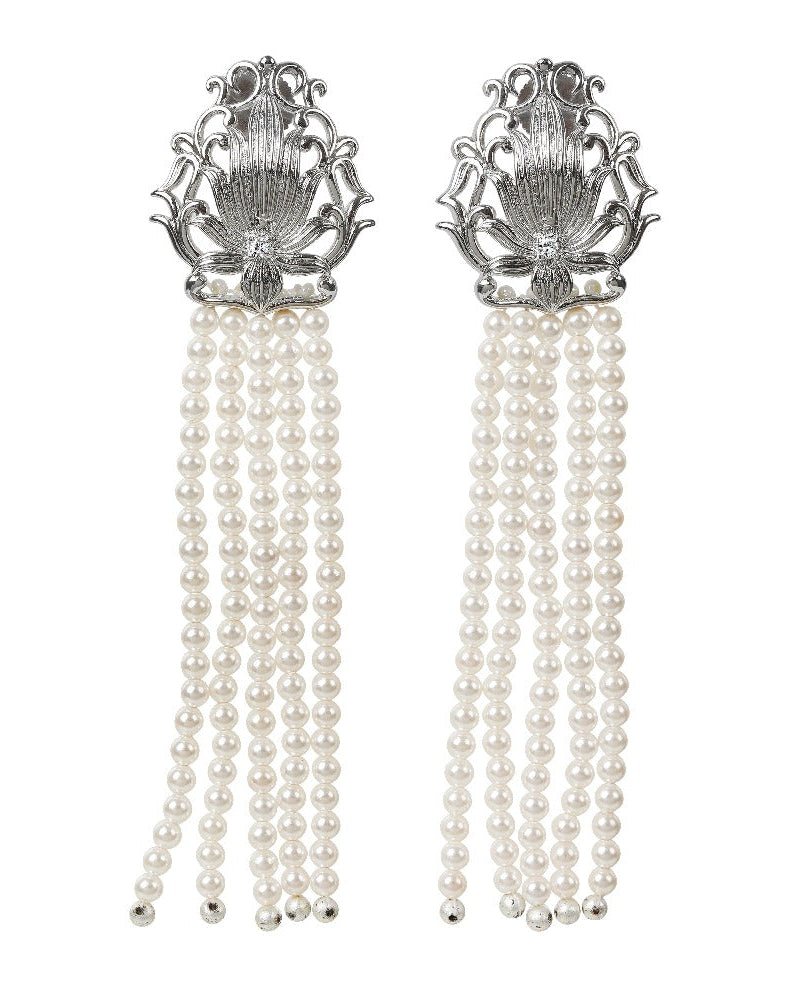 lotus chandelier drop earrings lynyer