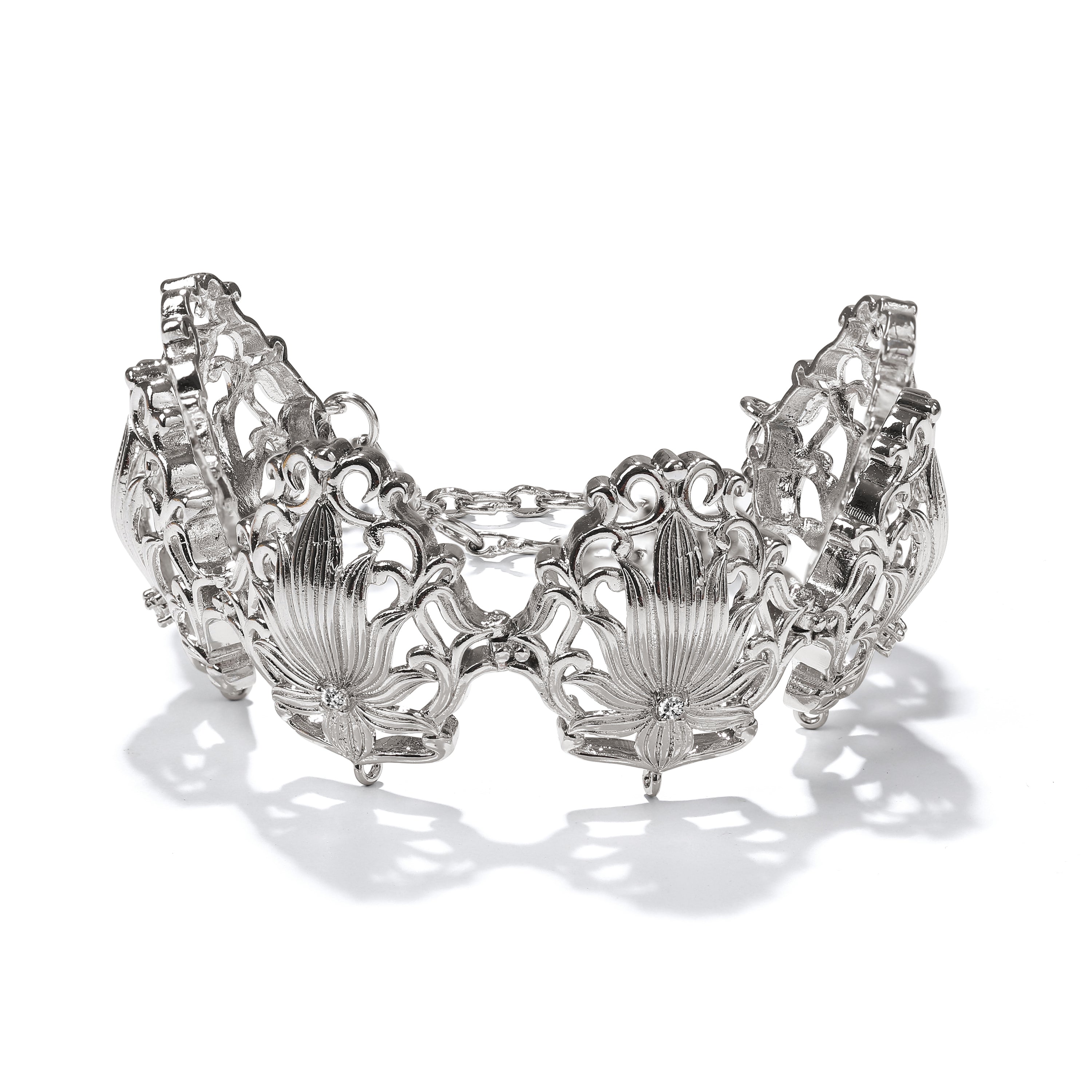 Lotus Bracelet Silver